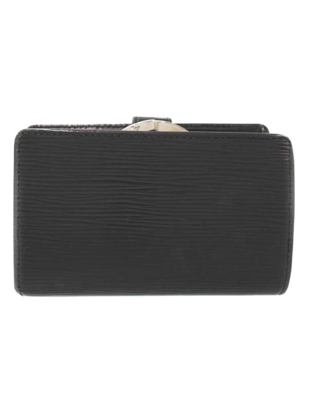 Louis Vuitton Clasp Portefeuille Epi Viennois Wallet Black